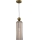 PIEGA Cable Pendant Lamp 1xE14/40W/230V, Brass/Smoke Beige
