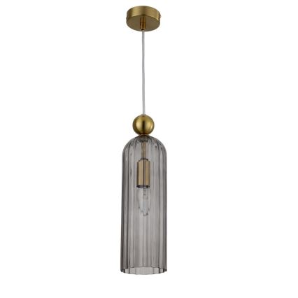 PIEGA cable pendant light 1xE14/40W/230V brass/smoked black