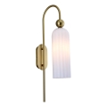 PIEGA Wall Lamp 1xE14/40W/230V brass/white