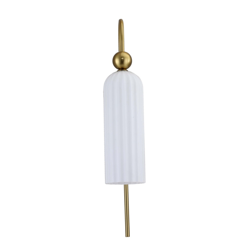 PIEGA Wall Lamp 1xE14/40W/230V brass/white