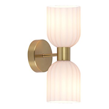 PIEGA Wall Lamp 2xE14/10W/230V Brass/White