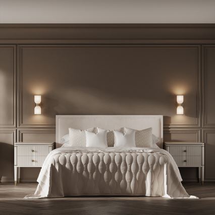 PIEGA Wall Lamp 2xE14/10W/230V Brass/White