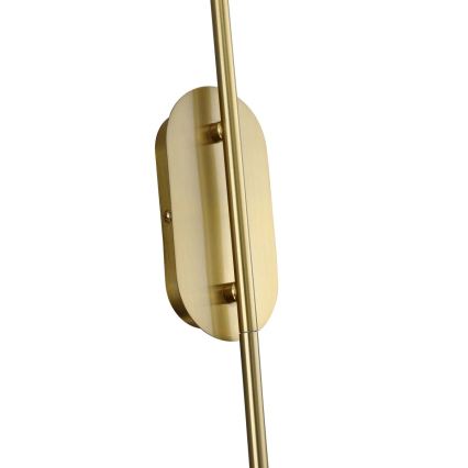 PIEGA Wall Light 1xE14/40W/230V Brass/Smoky Beige