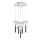 PIGEON Cable-Suspended LED Pendant 5xLED/6W/230V 6500K Glossy Chrome
