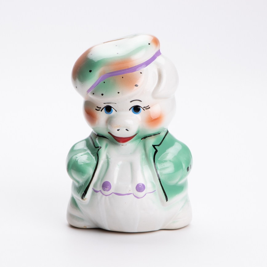 Piggy bank turquoise
