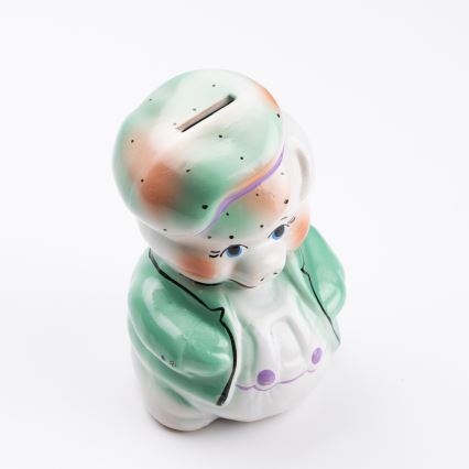 Piggy bank turquoise