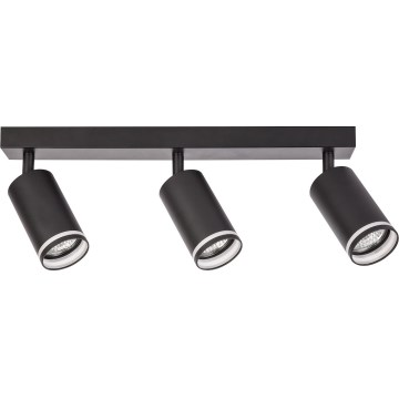 PIPE 3-Light Spotlight 3x GU10 / 10W / 230V, Black