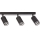 PIPE 3-Light Spotlight 3x GU10 / 10W / 230V, Black