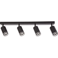 PIPE 4x GU10 Spotlight, 10W/230V, Black