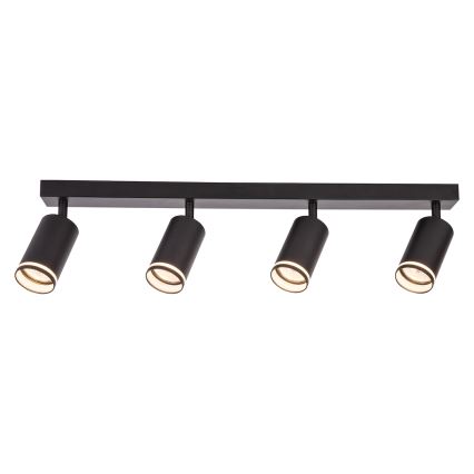 PIPE 4x GU10 Spotlight, 10W/230V, Black