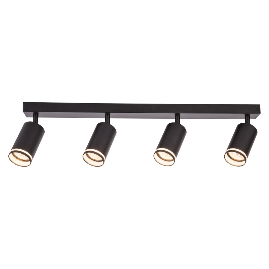 PIPE 4x GU10 Spotlight, 10W/230V, Black