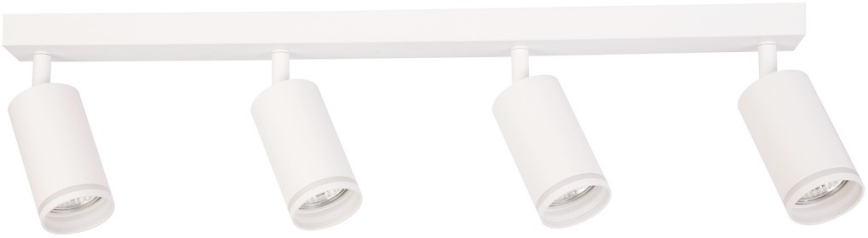 PIPE 4x GU10 spotlight, 10W/230V, white