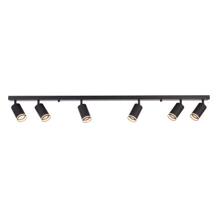 PIPE 6x GU10 Spotlight, 10W/230V, Black