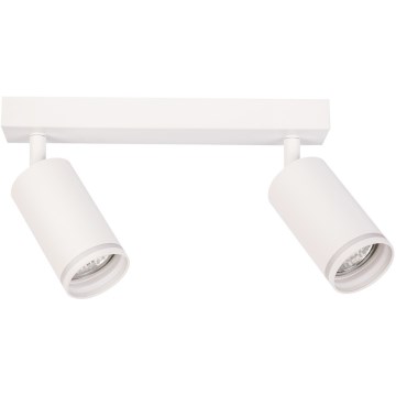 PIPE spotlight 2xGU10/10W/230V white