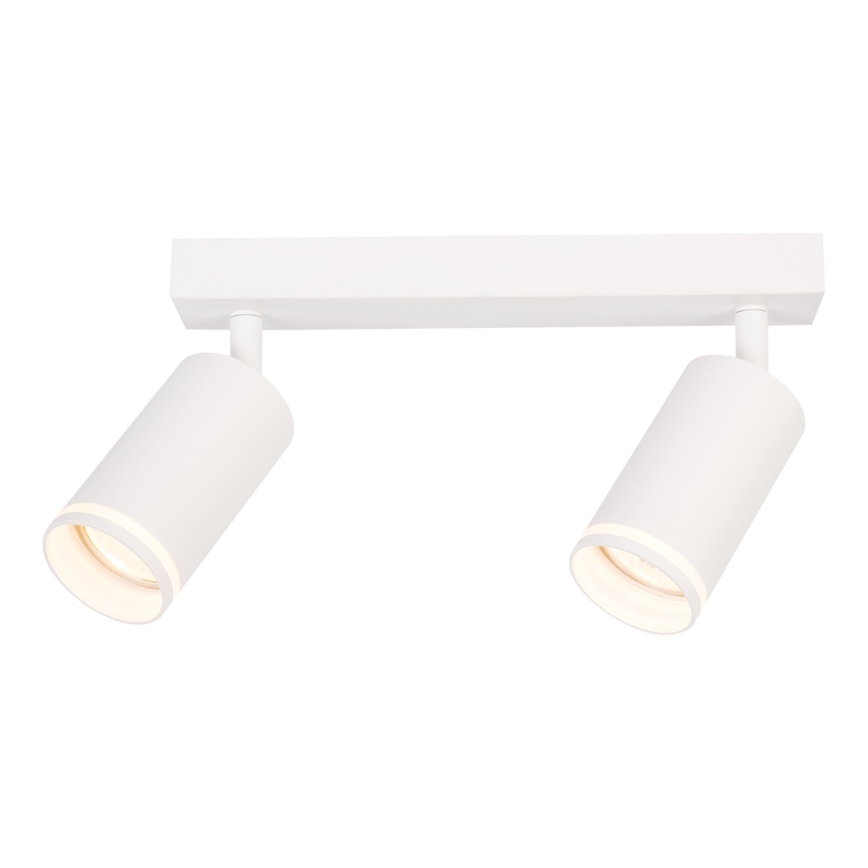 PIPE spotlight 2xGU10/10W/230V white