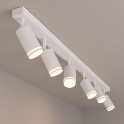 PIPE spotlight 6xGU10/10W/230V white