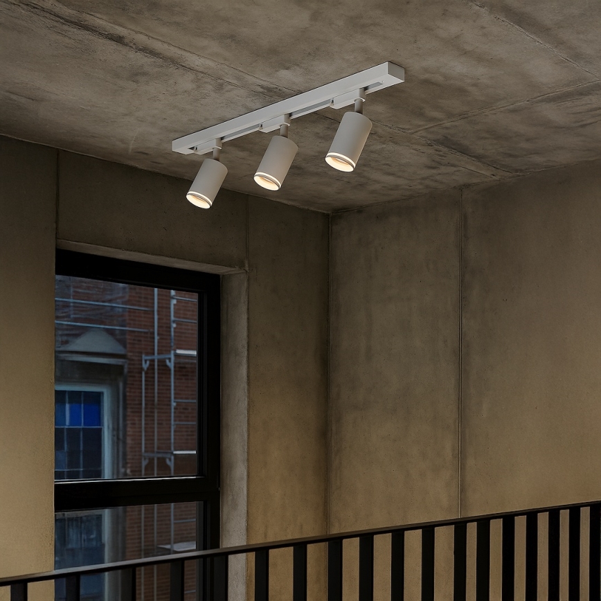 PIPE Track Spotlight 3x GU10/10W/230V, White