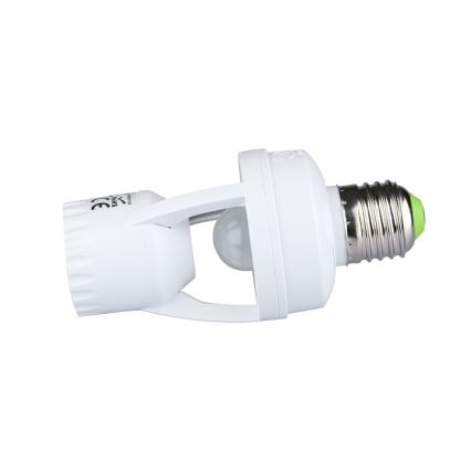 PIR sensor for E27 bulb white