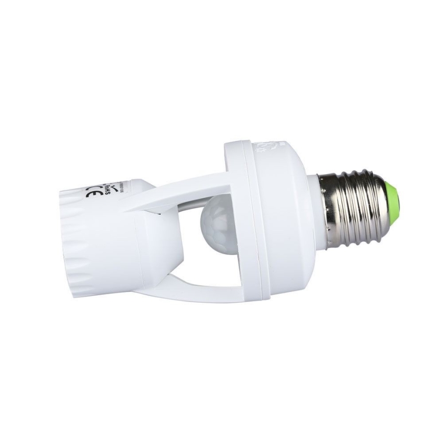 PIR sensor for E27 bulb white