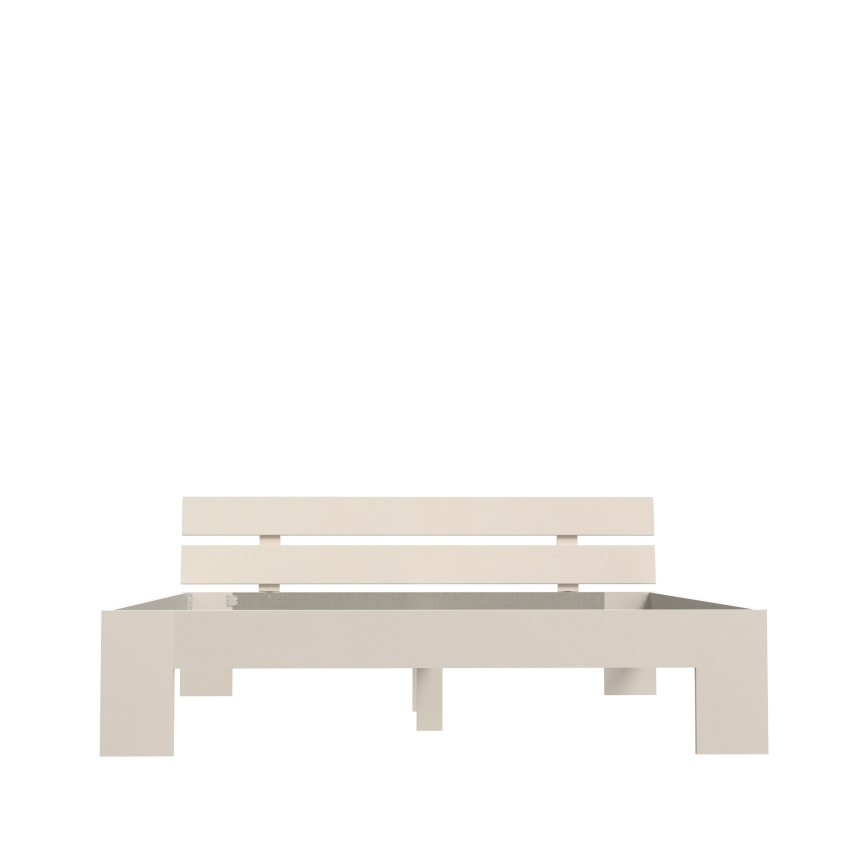 PIROA Double Bed 180x200 cm, Beige