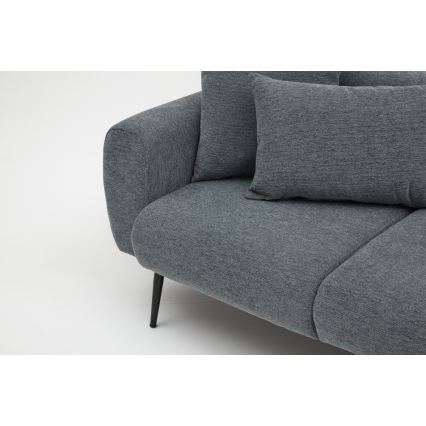 PISA L-Shaped Corner Sofa, Right-Hand, Grey