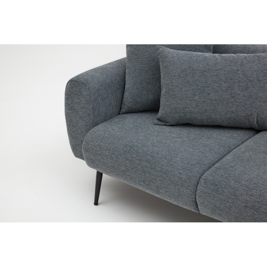 PISA L-Shaped Corner Sofa, Right-Hand, Grey