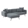 PISA Left-Facing L-Shaped Corner Sofa, Grey