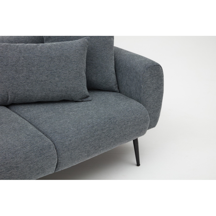 PISA Left-Facing L-Shaped Corner Sofa, Grey