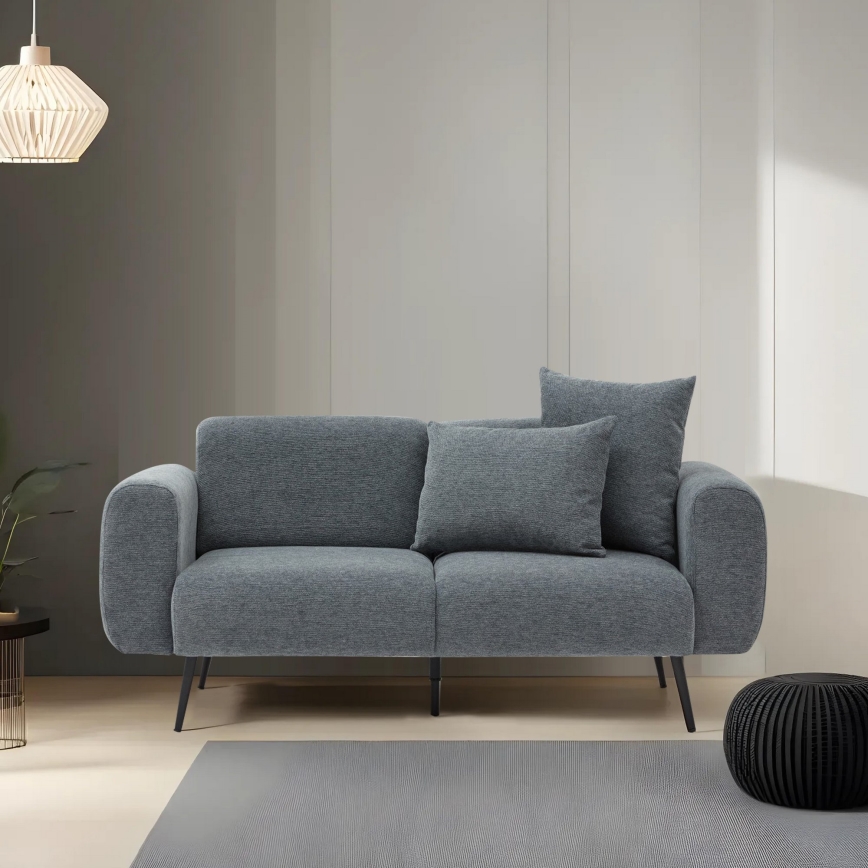 PISA Two-Seater Sofa, Grey