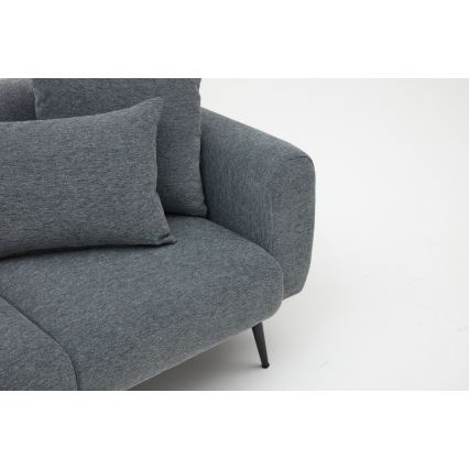 PISA Two-Seater Sofa, Grey