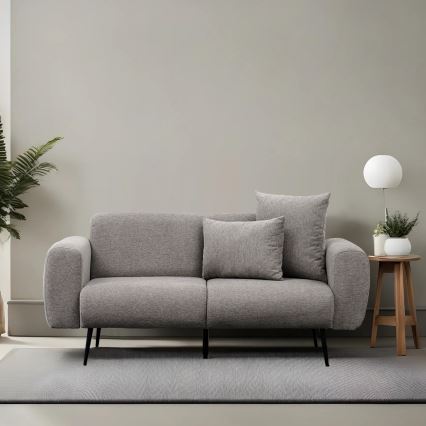 PISA Two-Seater Sofa in Light Gray
