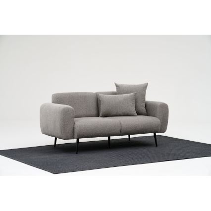 PISA Two-Seater Sofa in Light Gray