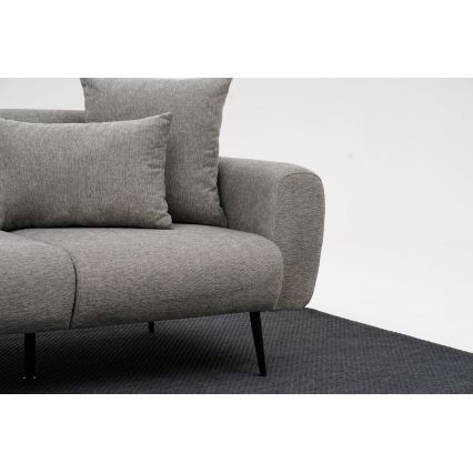 PISA Two-Seater Sofa in Light Gray