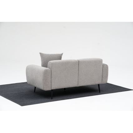 PISA Two-Seater Sofa in Light Gray
