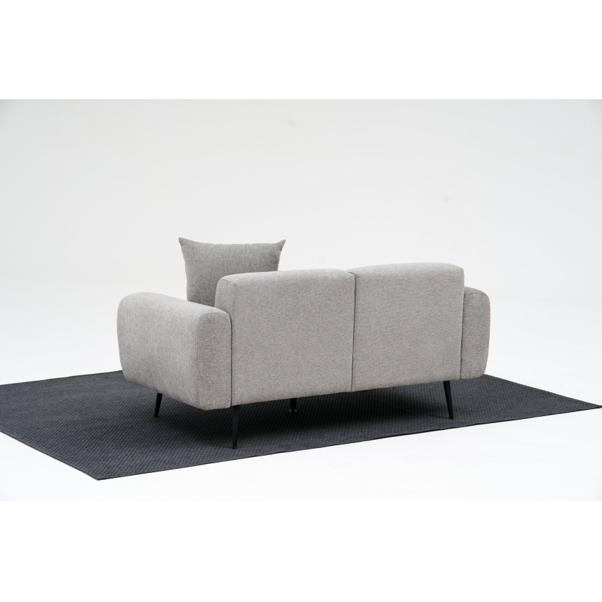 PISA Two-Seater Sofa in Light Gray
