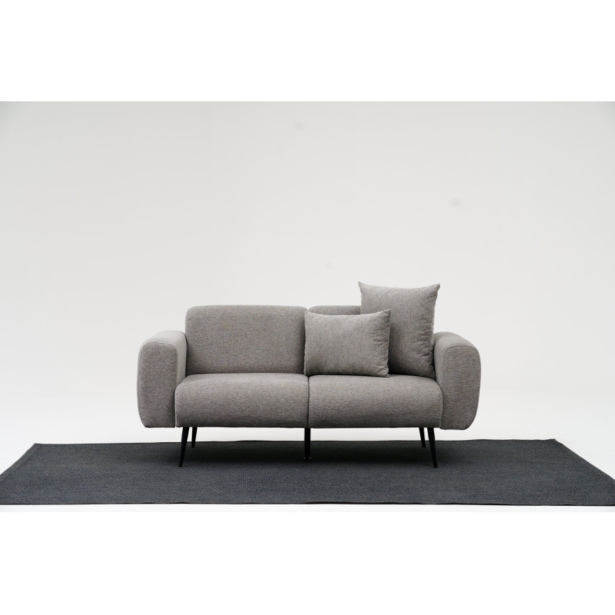 PISA Two-Seater Sofa in Light Gray