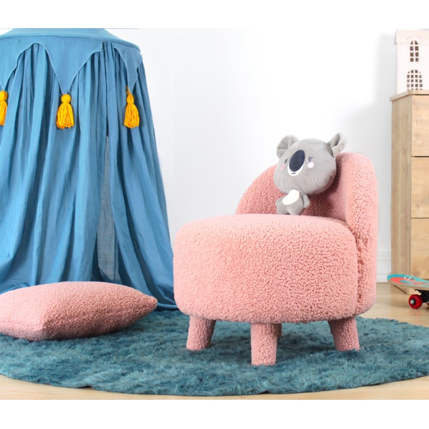 PIXI Children's Armchair, Ø 46 cm, Pink