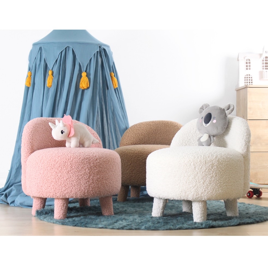 PIXI Children's Armchair, Ø 46 cm, Pink