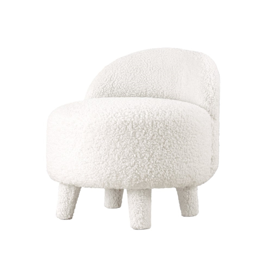 PIXI Kids' Armchair, Ø 46 cm, White