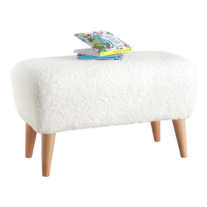 PIXI Ottoman 32x61 cm white
