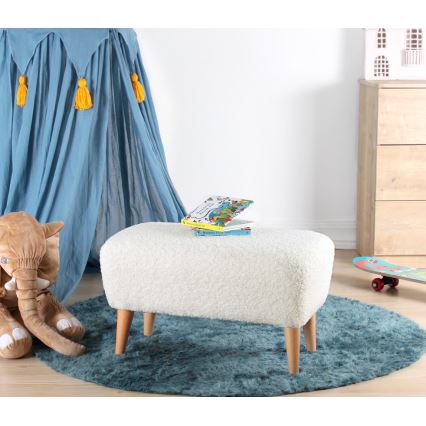 PIXI Ottoman 32x61 cm white