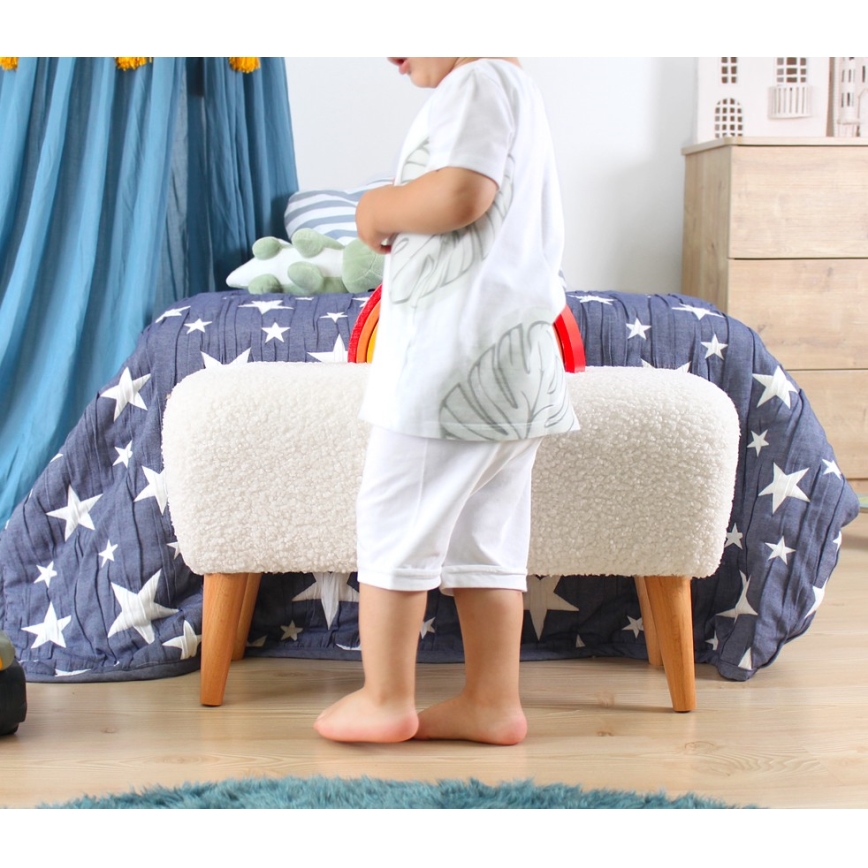 PIXI Ottoman 32x61 cm white