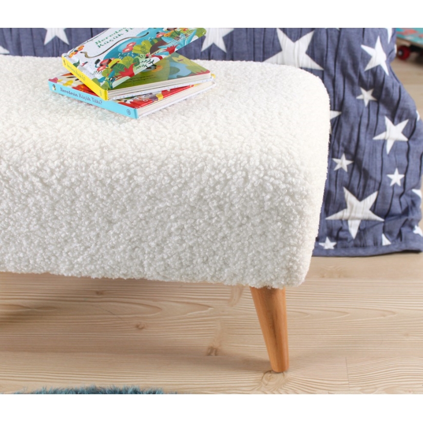 PIXI Ottoman 32x61 cm white