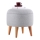 PIXI Ottoman, Ø 40 cm, Grey