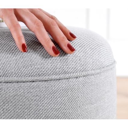 PIXI Ottoman, Ø 40 cm, Grey