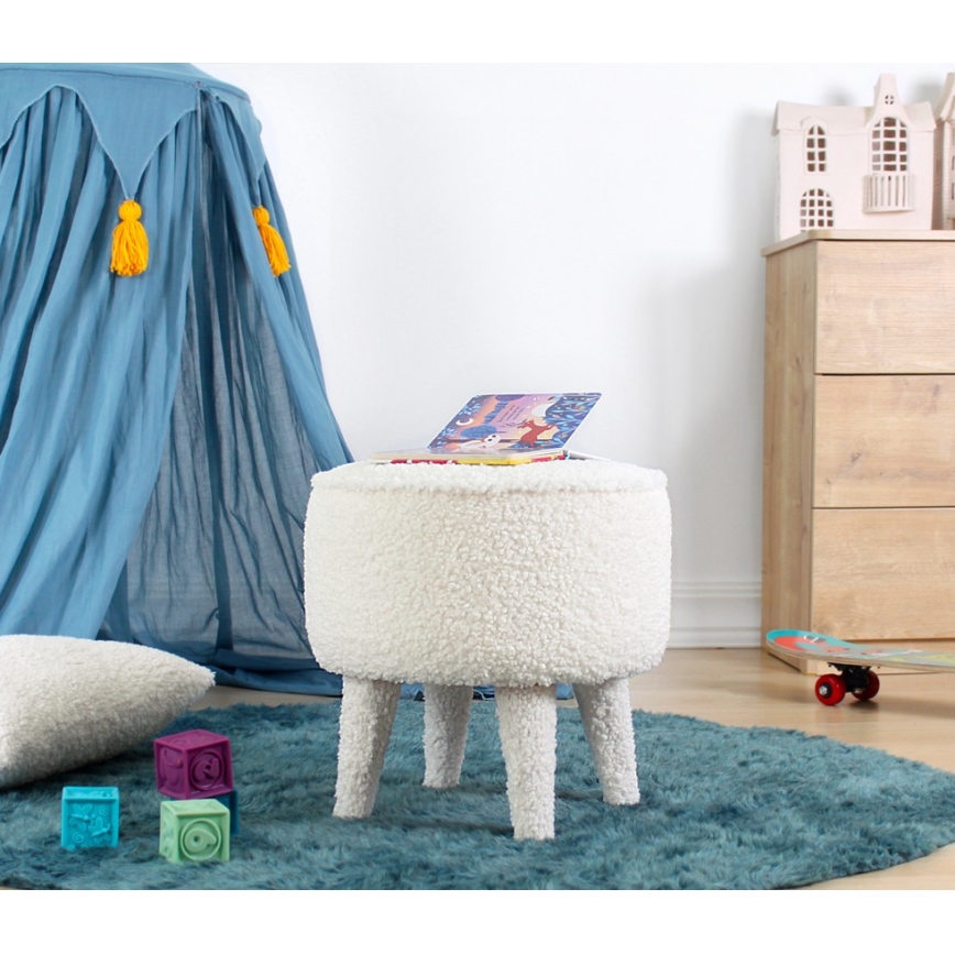 PIXI Stool, Ø 38 cm, White