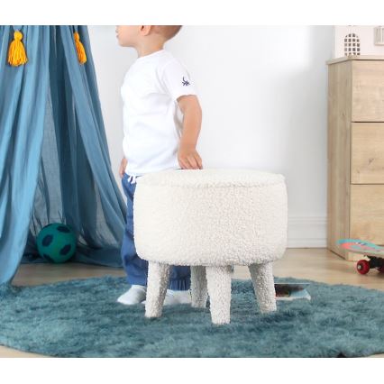PIXI Stool, Ø 38 cm, White