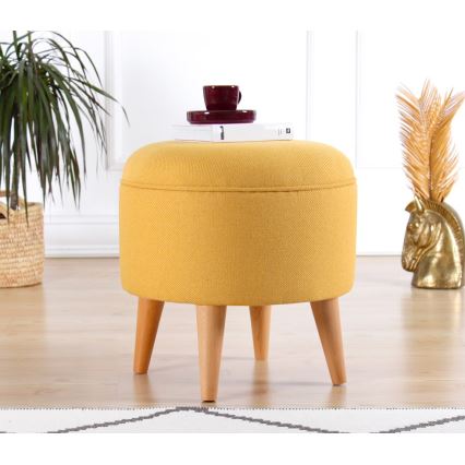 PIXI Stool, Ø 40 cm, Yellow