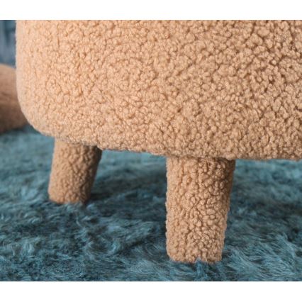 PIXI Stool, Ø 46 cm, Brown