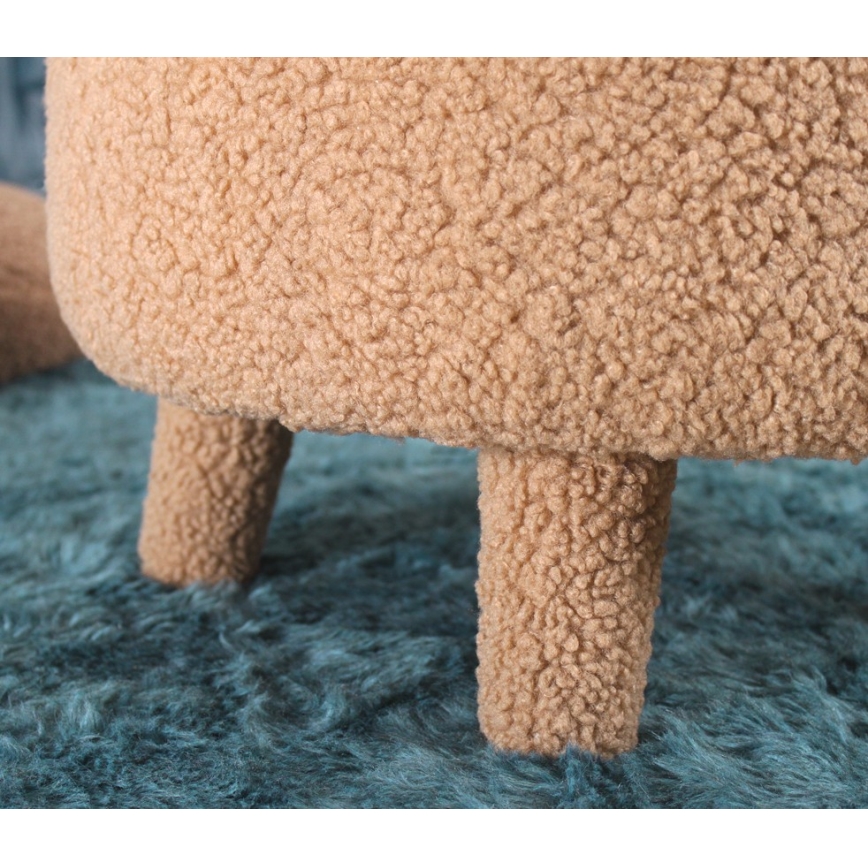 PIXI Stool, Ø 46 cm, Brown